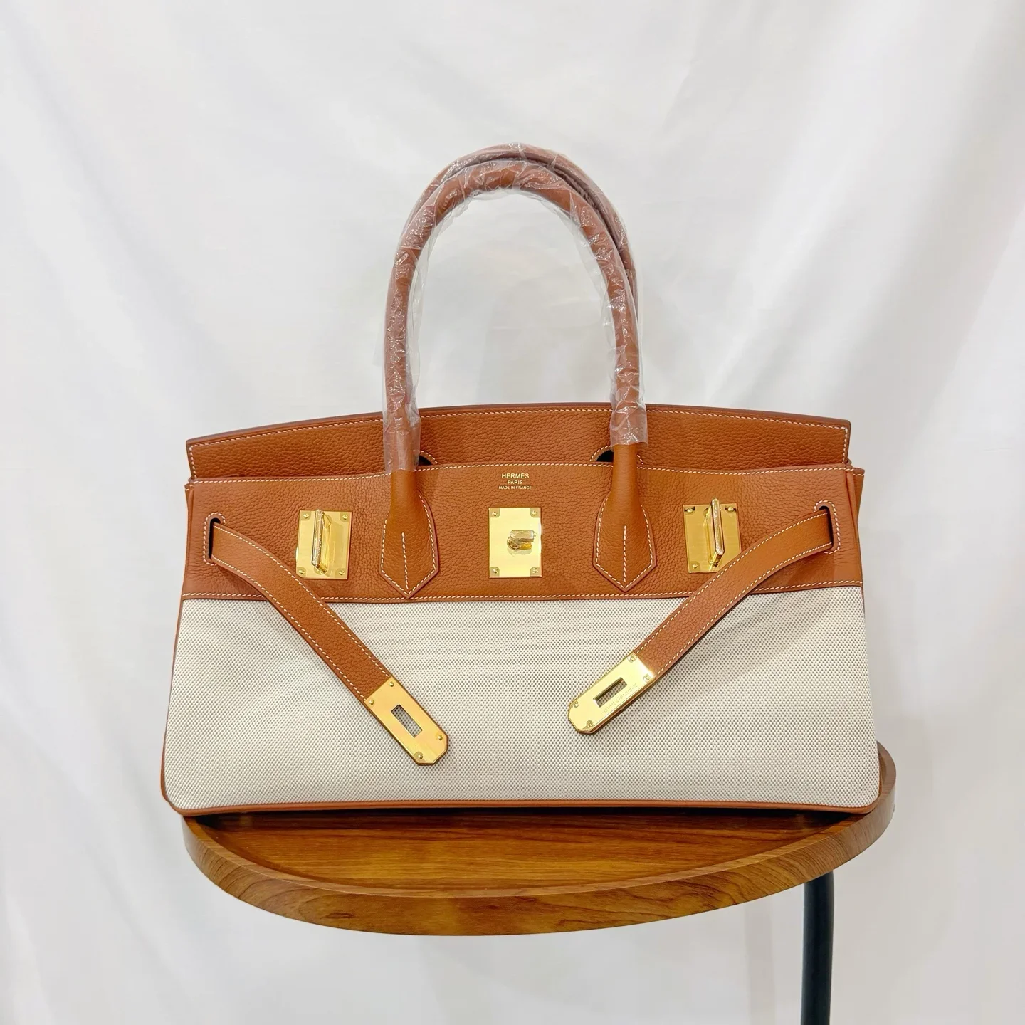 HERMES Shoulder Bags Brown-White 42 A850202609090233 - Image 2