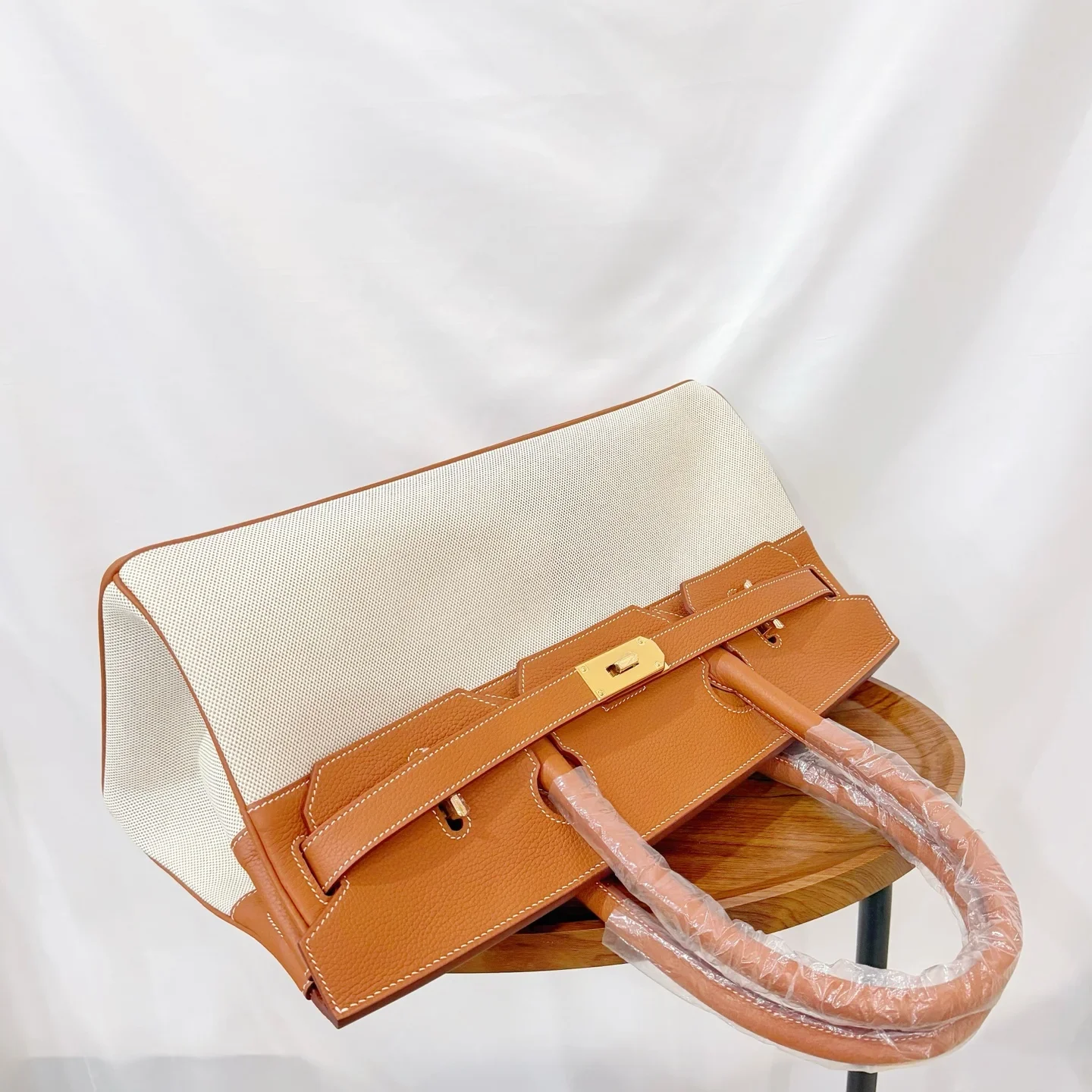 HERMES Shoulder Bags Brown-White 42 A850202609090233 - Image 4
