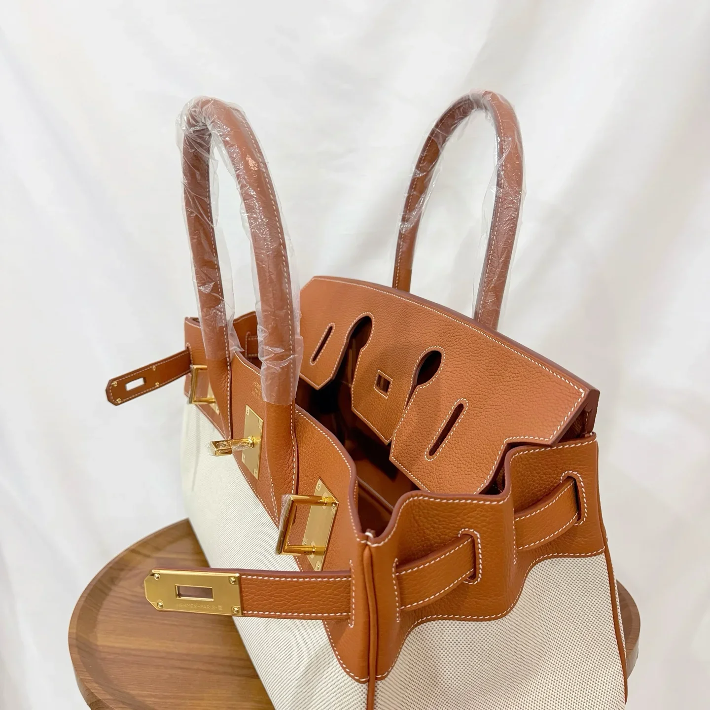 HERMES Shoulder Bags Brown-White 42 A850202609090233 - Image 6