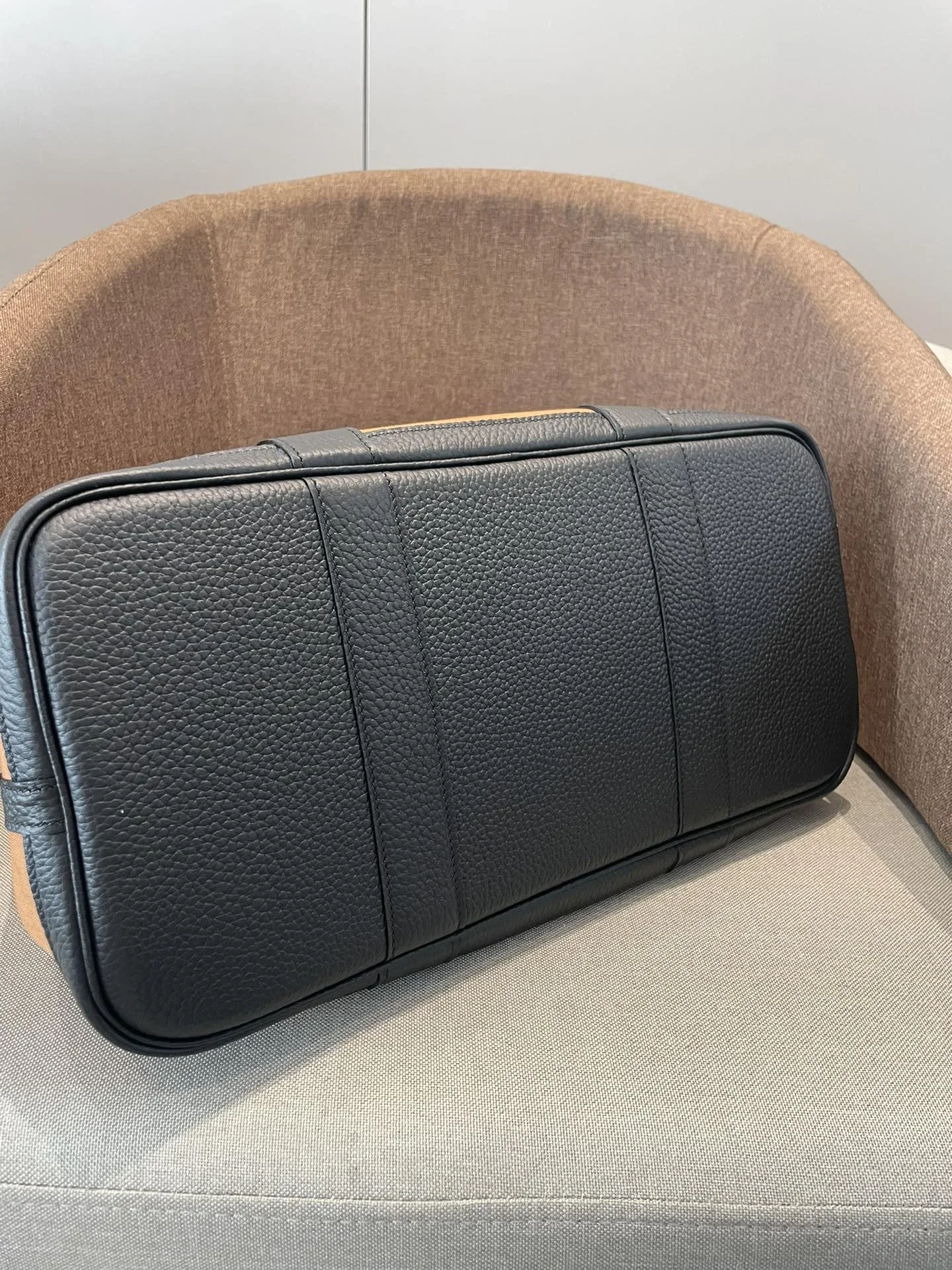 HERMES Totes Bags Brown-Black 30X36CM A000202609090267 - Image 6