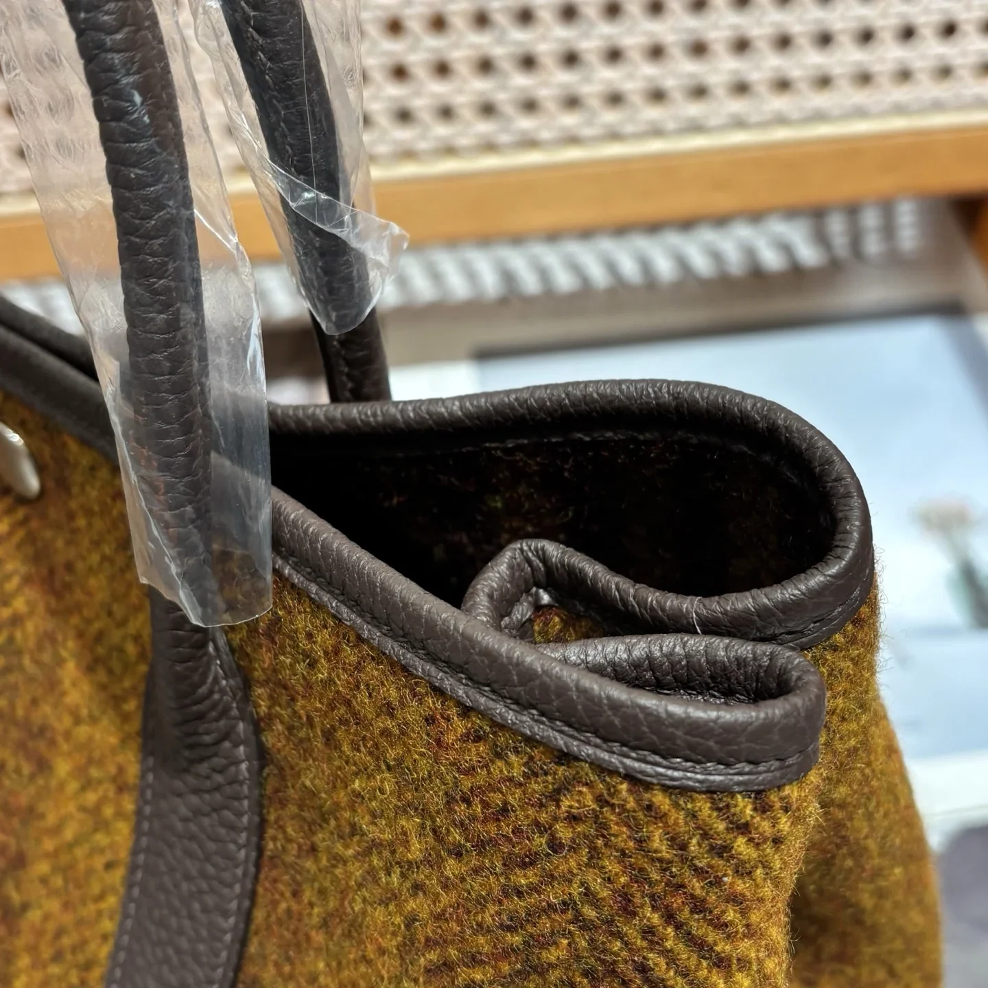 HERMES Totes Bags Brown-Gold A000202609090298 - Image 7
