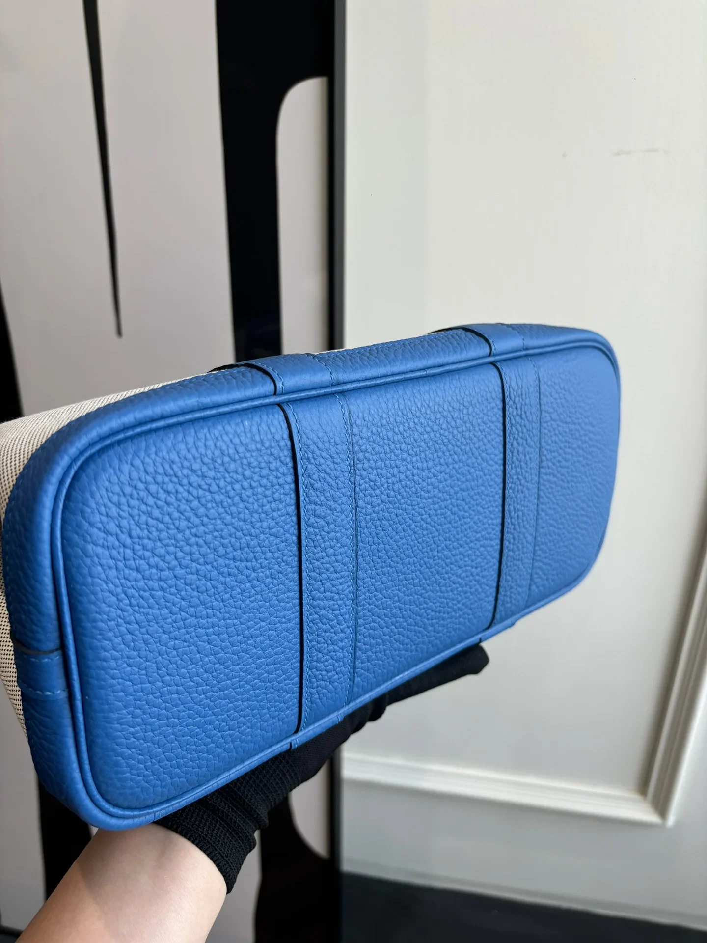 HERMES Totes Bags White-Blue A000202609090293 - Image 4