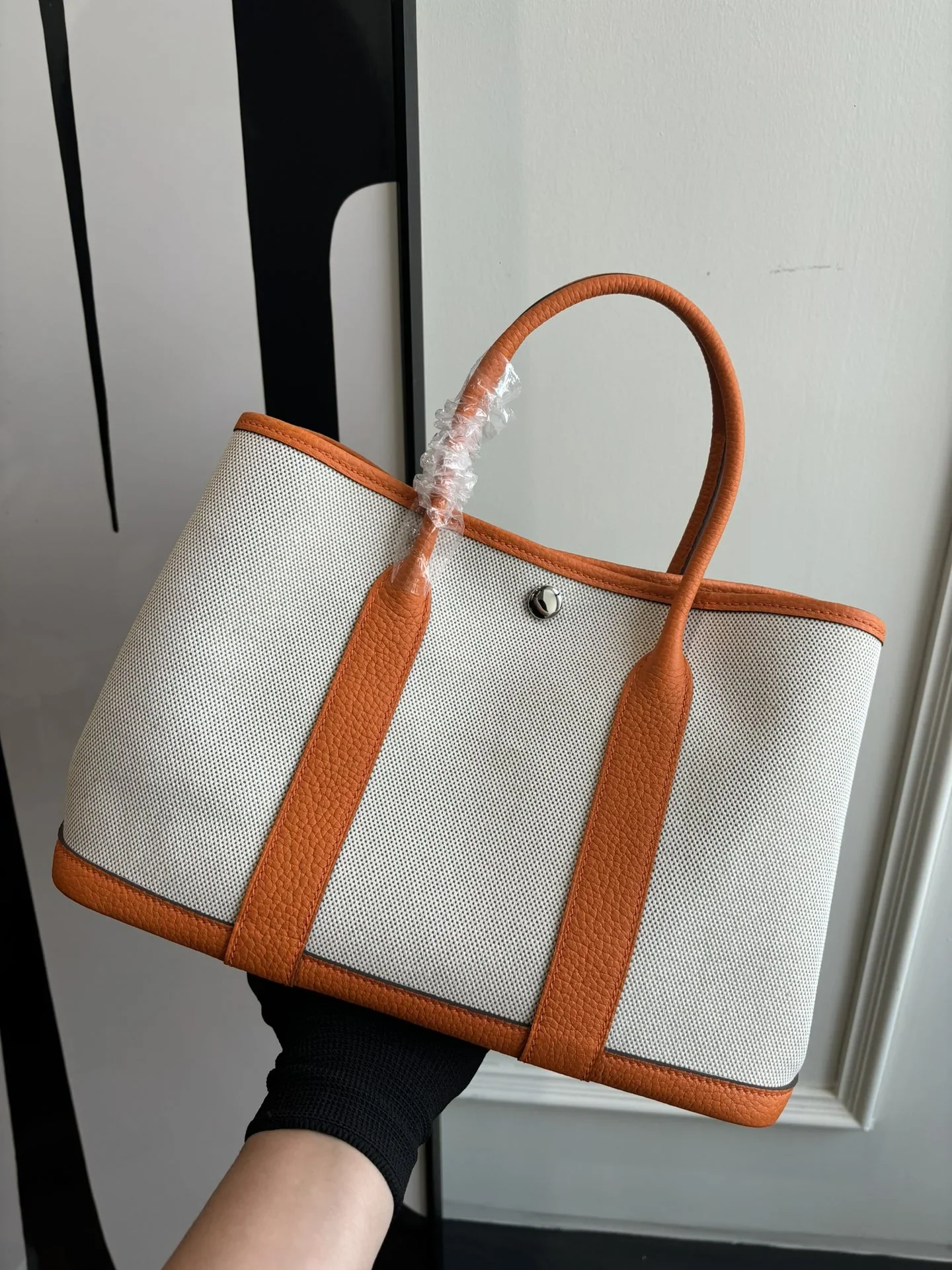 HERMES Totes Bags White-Orange A000202609090297