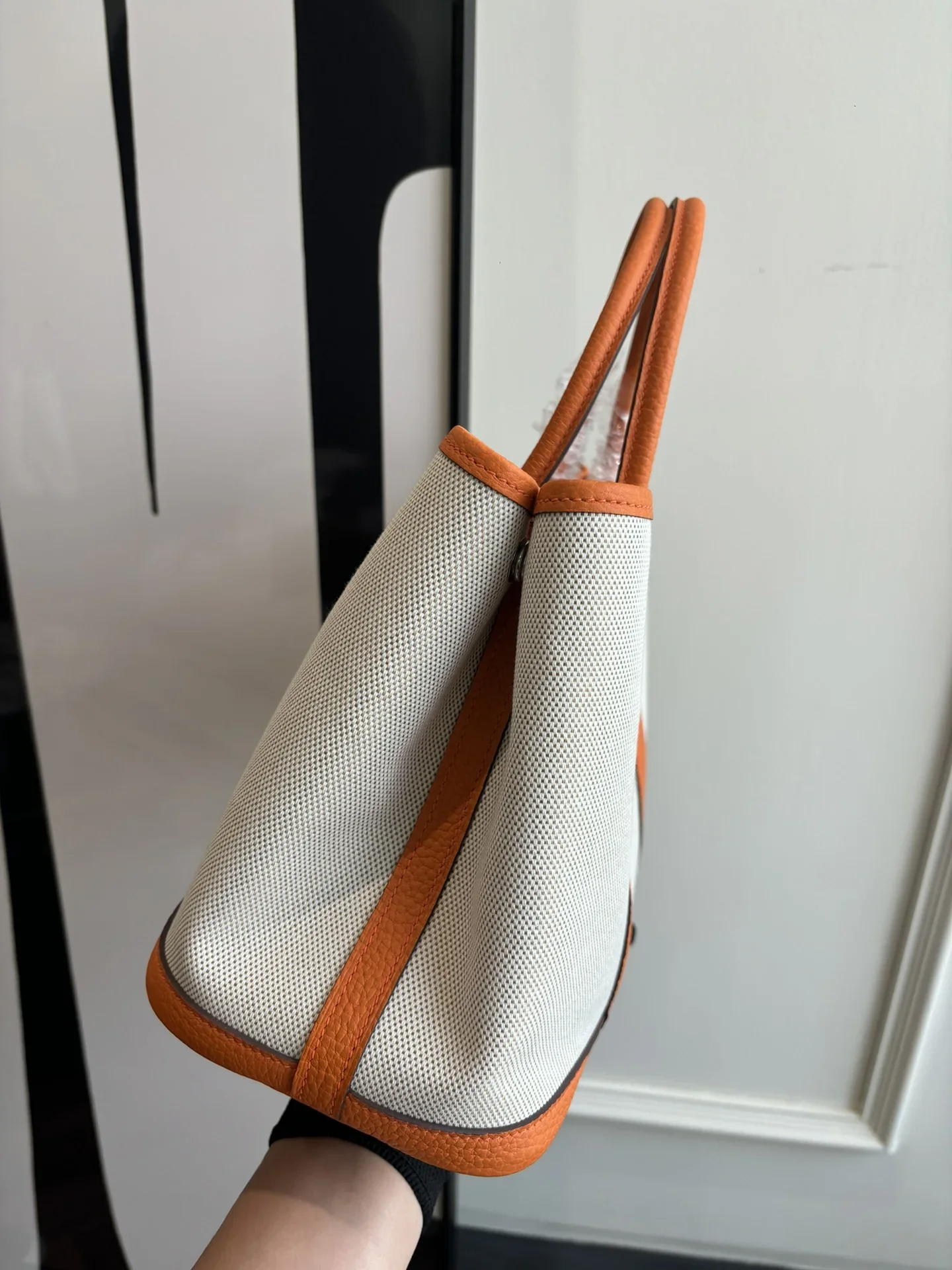 HERMES Totes Bags White-Orange A000202609090297 - Image 2