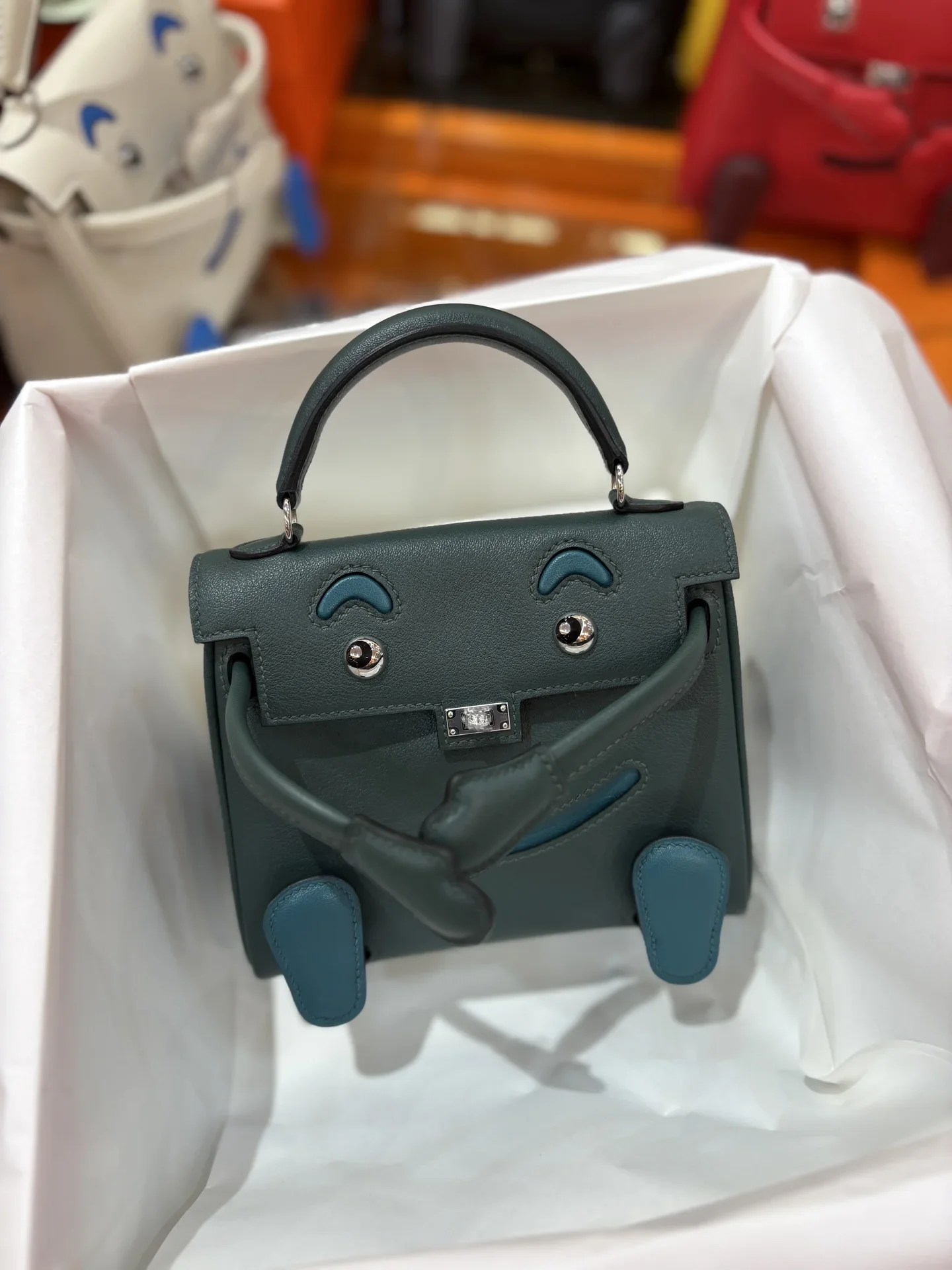 HERMES Trend Bags Green-Blue One Size A350202609090249