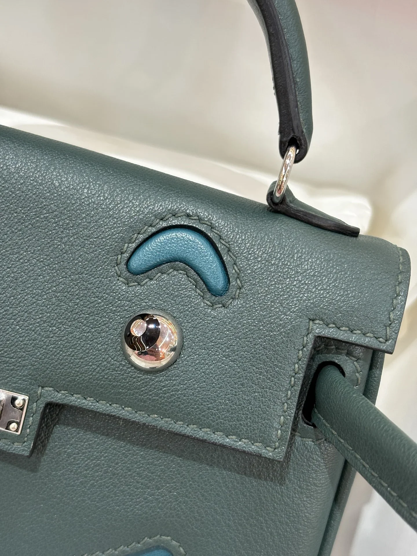 HERMES Trend Bags Green-Blue One Size A350202609090249 - Image 3