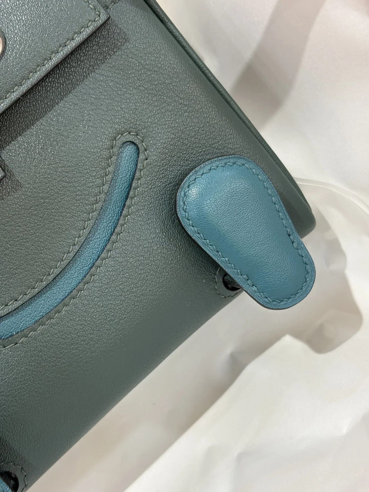 HERMES Trend Bags Green-Blue One Size A350202609090249 - Image 4