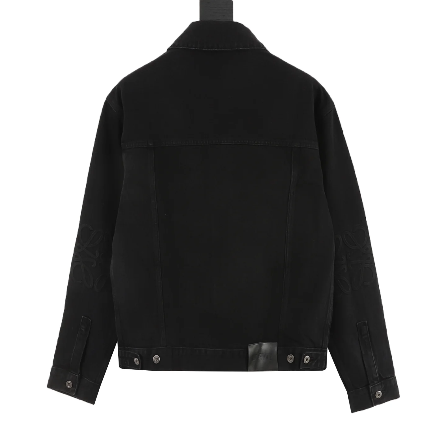 LOEWE Jackets Cotton Denim Black 46-52 C40202609080043 - Image 2