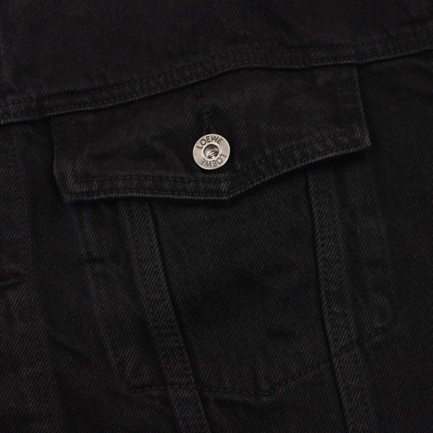 LOEWE Jackets Cotton Denim Black 46-52 C40202609080043 - Image 4