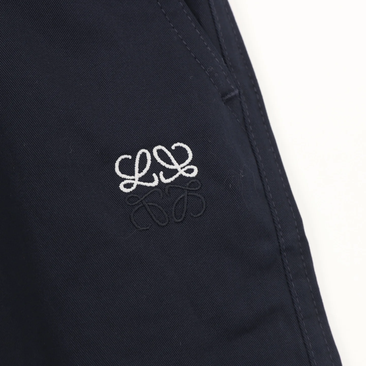 LOEWE Shorts Navy-White S-L A80202609080377 - Image 4