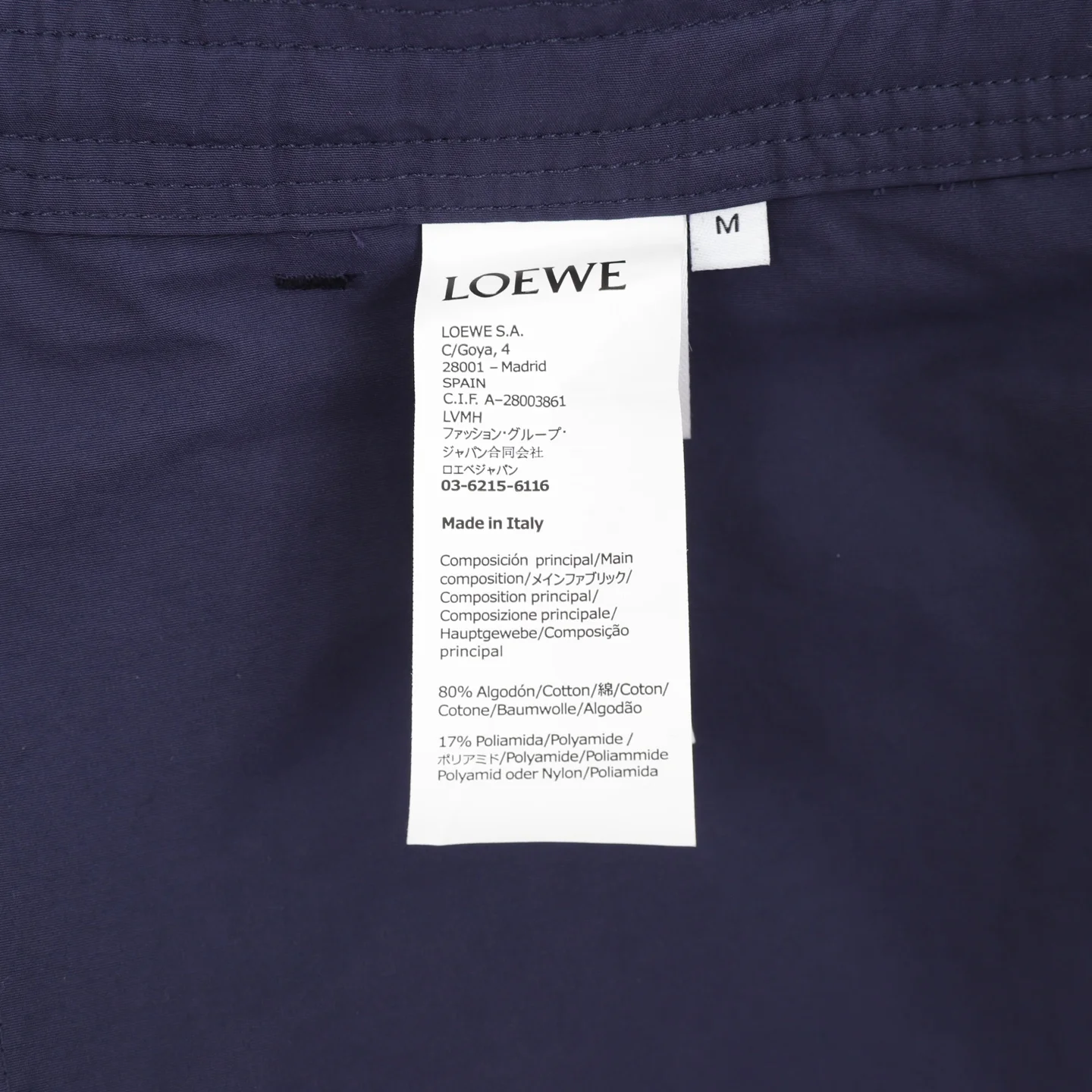 LOEWE Trousers Blue S-L B20202609080493 - Image 9