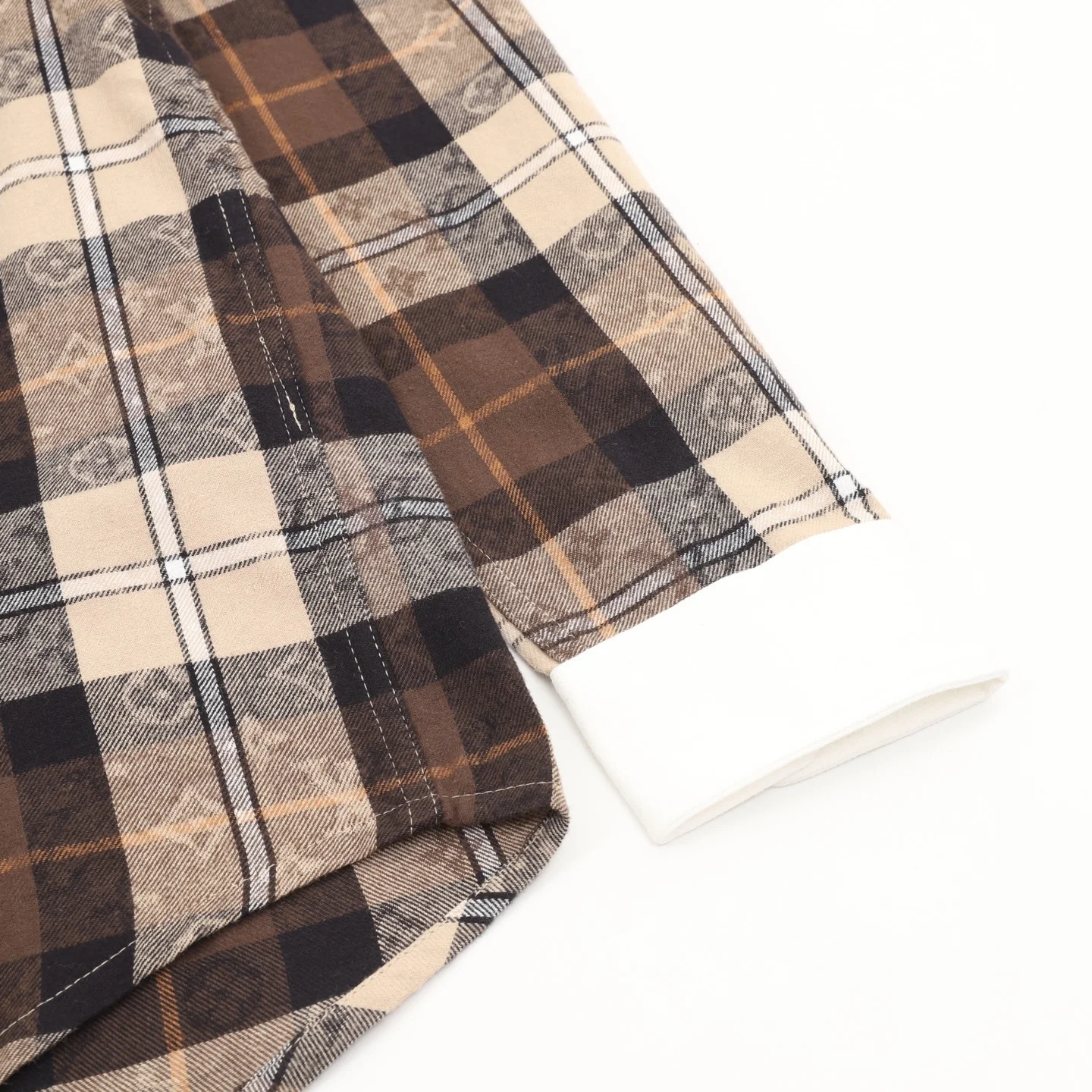 LV Shirts Brown-White S-L B90202609080084 - Image 4