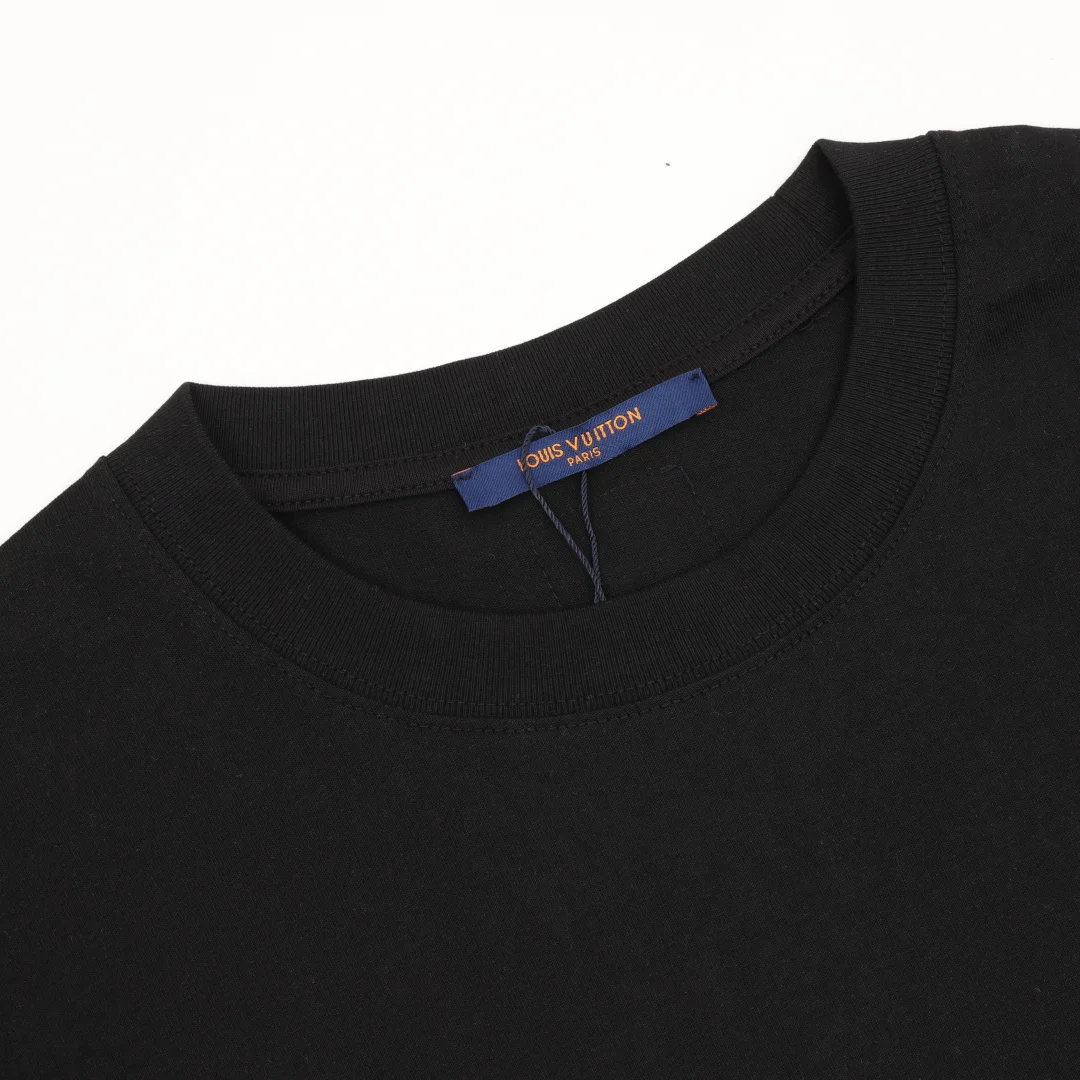 LV T-shirts Cotton Black-Silver S-XL A20202609080345 - Image 3