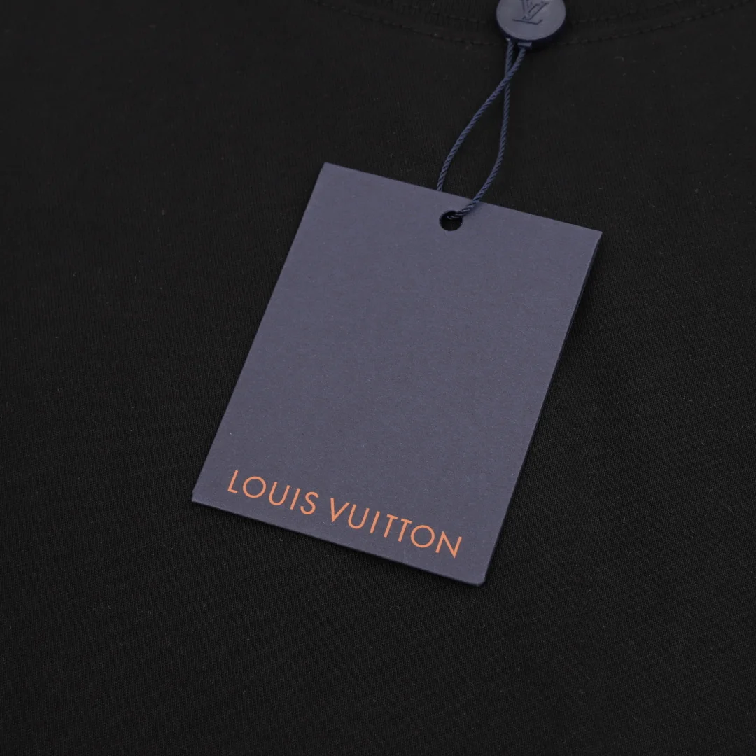 LV T-shirts Cotton Black-Silver S-XL A20202609080345 - Image 5
