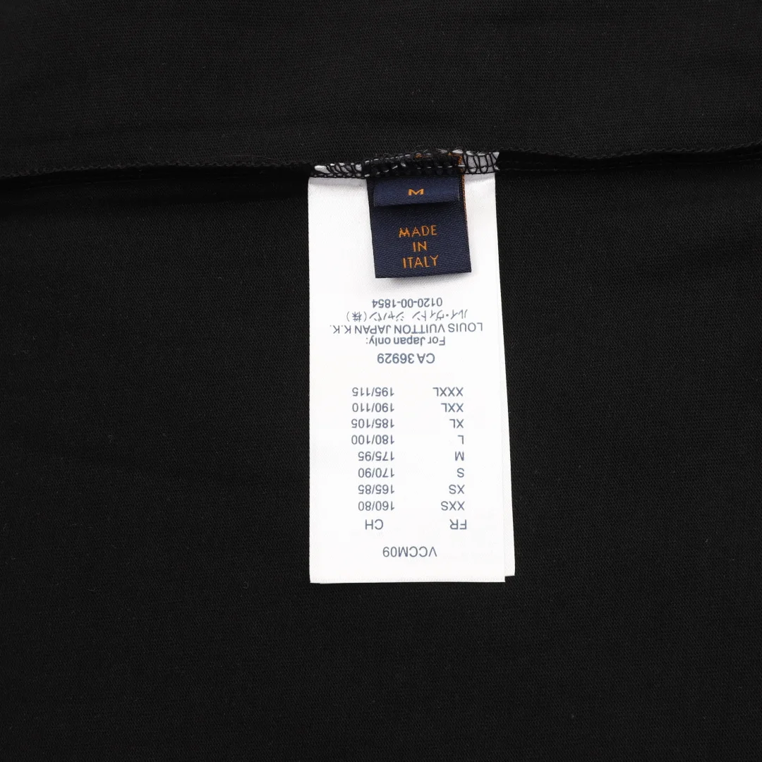 LV T-shirts Cotton Black-Silver S-XL A20202609080345 - Image 9
