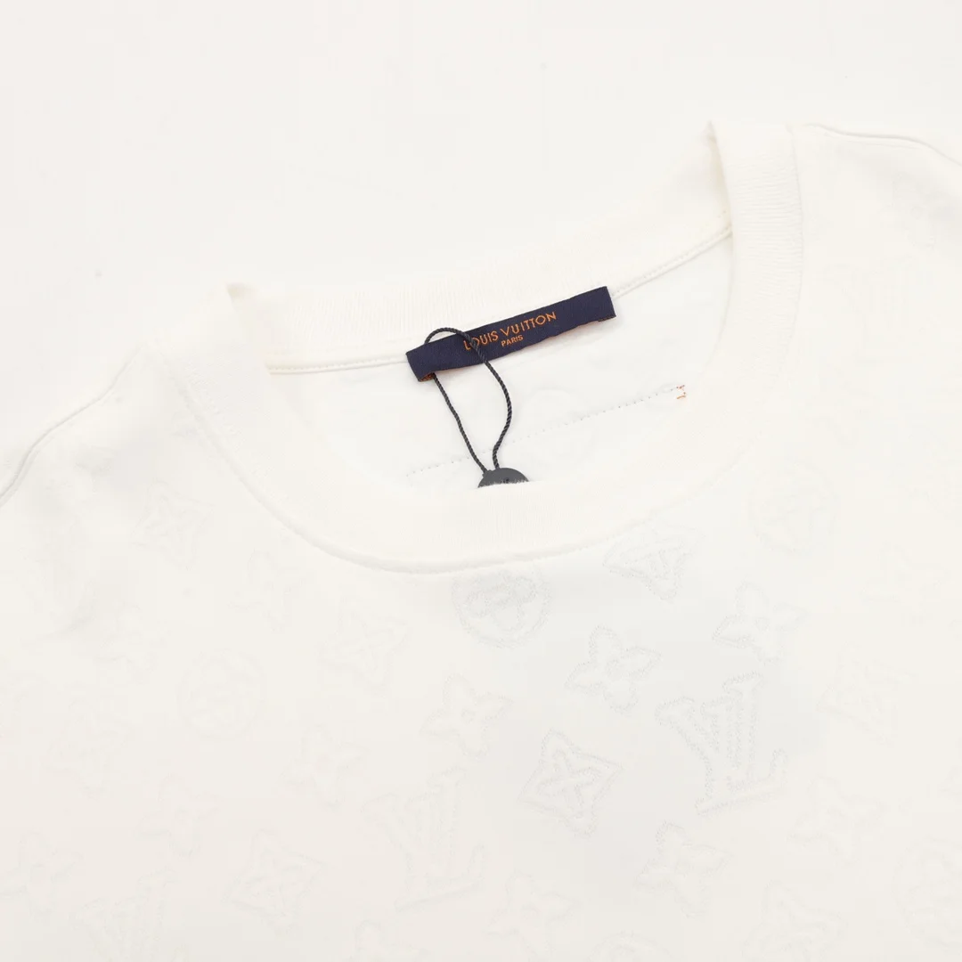 LV T-shirts Monogram Jacquard White S-XL A30202609080288 - Image 3