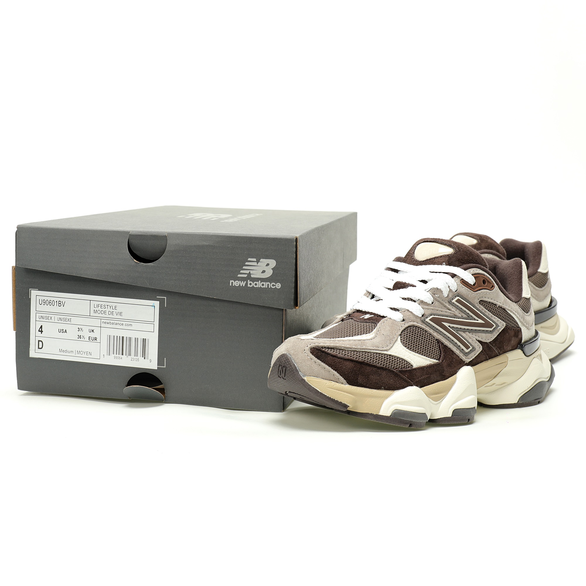 New Balance 9060 Thunder Brown U90601BV - Image 9