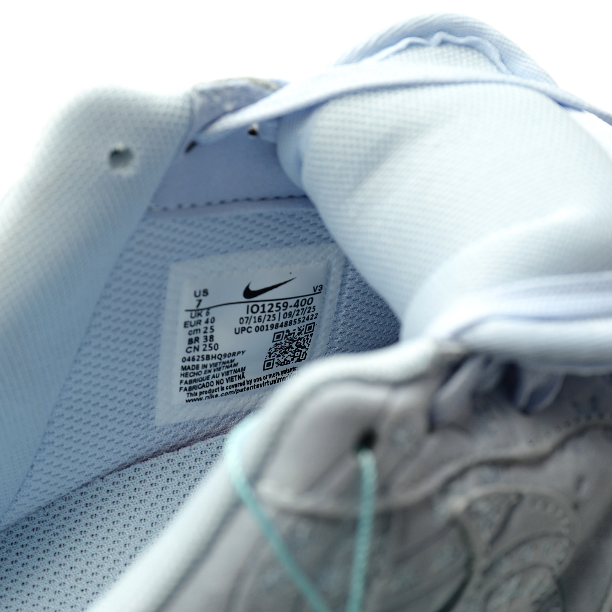 Nike Air Force 1 07 Low Hydrogen Blue IO1259-400 - Image 7