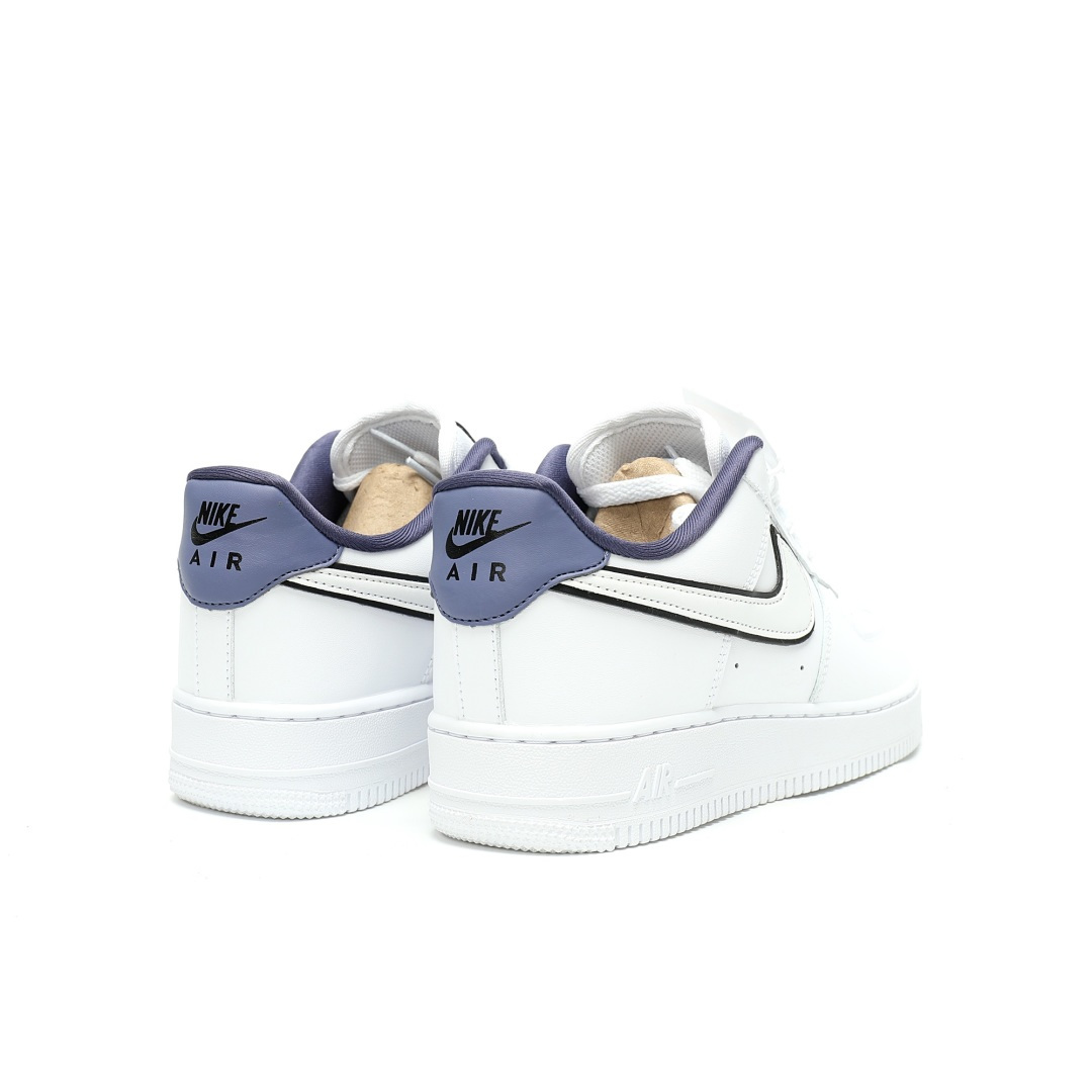 Nike Air Force 1 07 Low White Purple IO4226-102 - Image 6