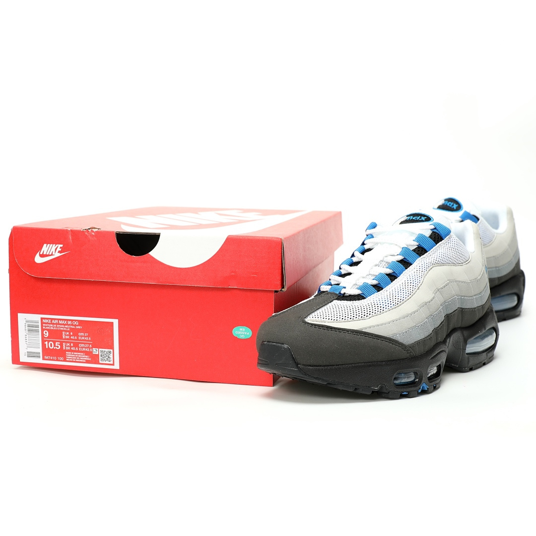 Nike Air Max 95 Essential Big Bubble Blue Spark IM7410-100 - Image 9