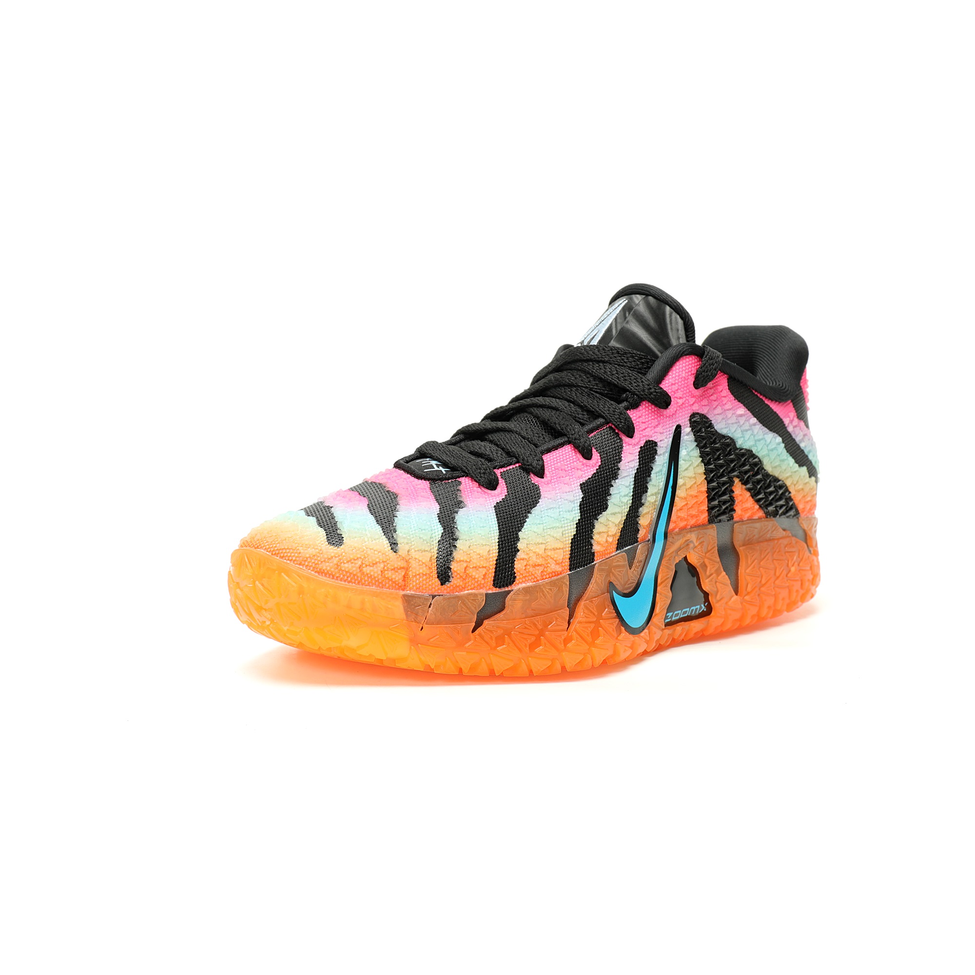 Nike Ja 3 EP Black Baltic Blue-Total Orange IQ6704-001 - Image 2