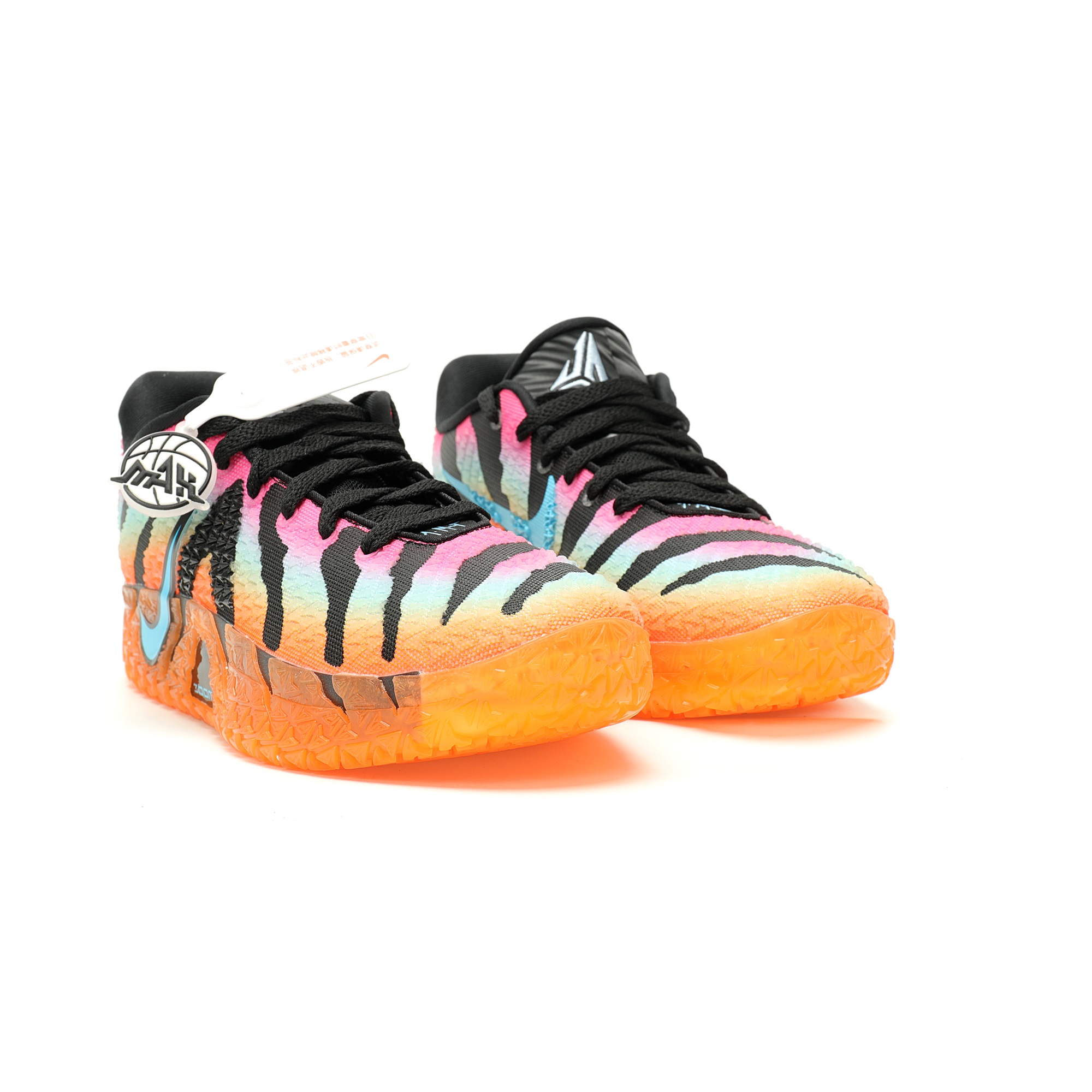 Nike Ja 3 EP Black Baltic Blue-Total Orange IQ6704-001 - Image 6