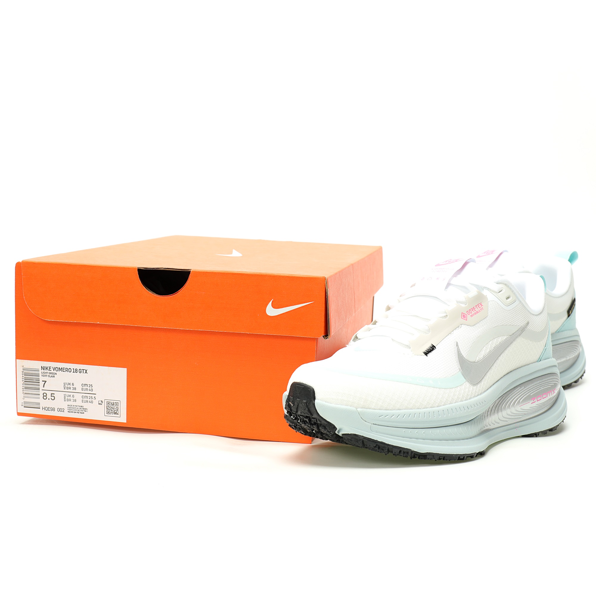 Nike Vomero 18 ZoomX Gore-Tex Light Green GTX HQE98-002 - Image 9