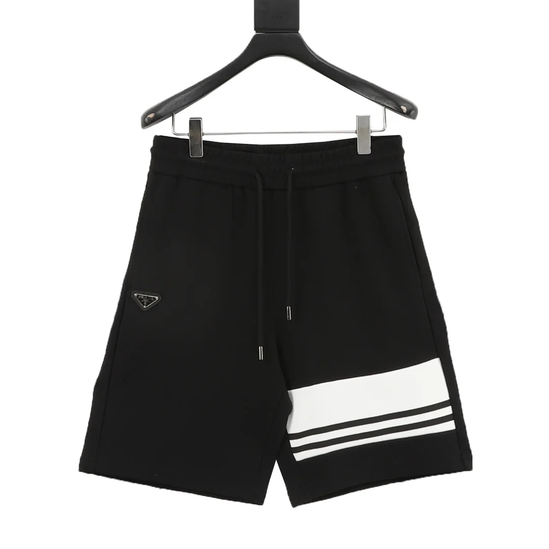 PRADA Shorts Black-White S-L A40202609080394