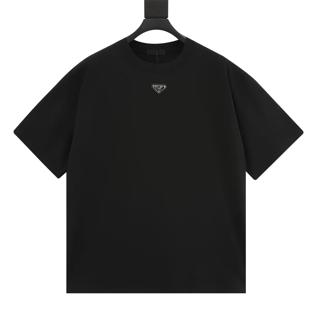 PRADA T-shirts Cotton Black S-XL A10202609080316