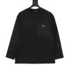 PRADA T-shirts Cotton Blend Black S-XL A60202609080241