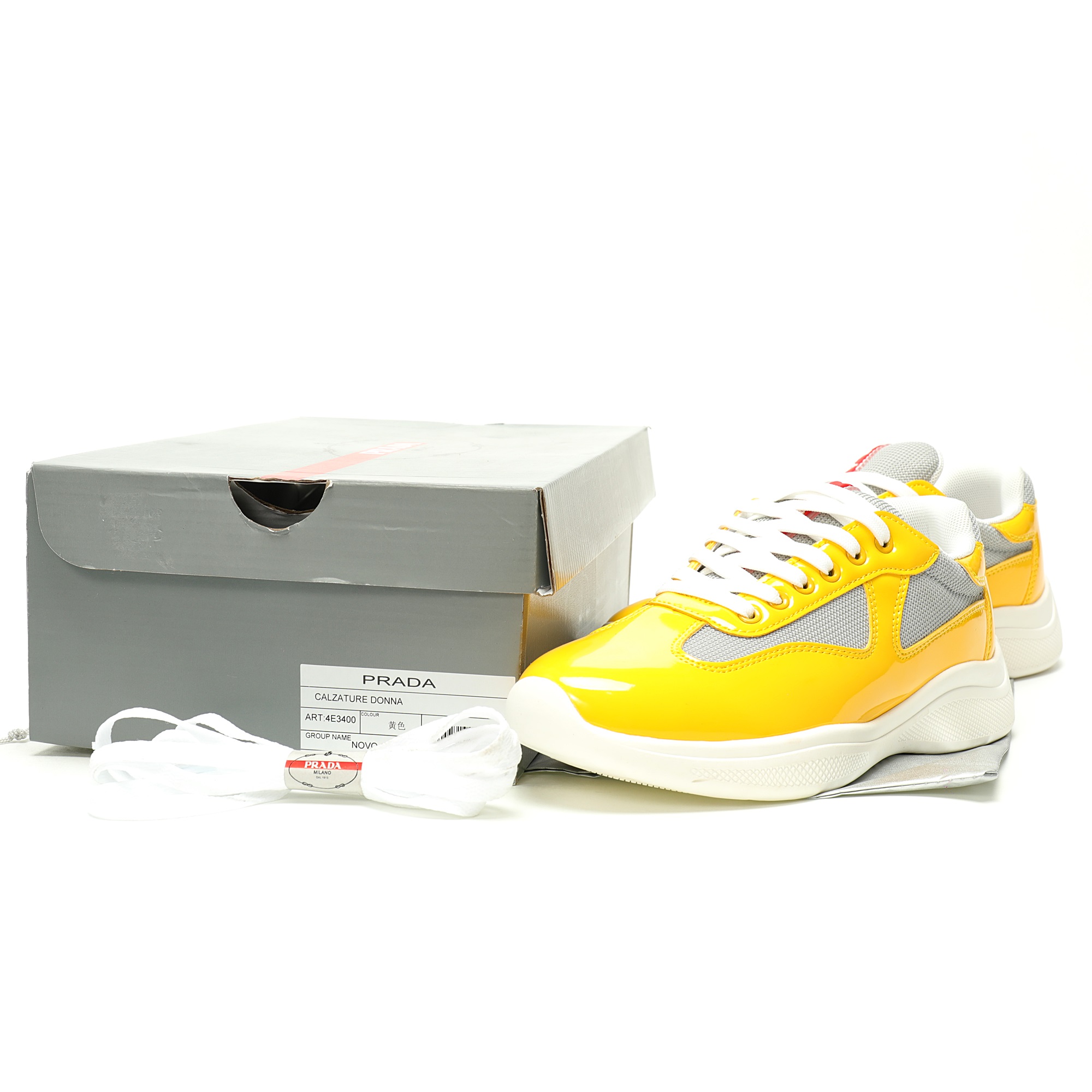 Prada America's Cup Sneakers 4E3400_ASZ_F0002_F_G001 - Image 9