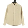 RALPH LAUREN Shirts Linen Beige-Blue S-XL B00202609080055