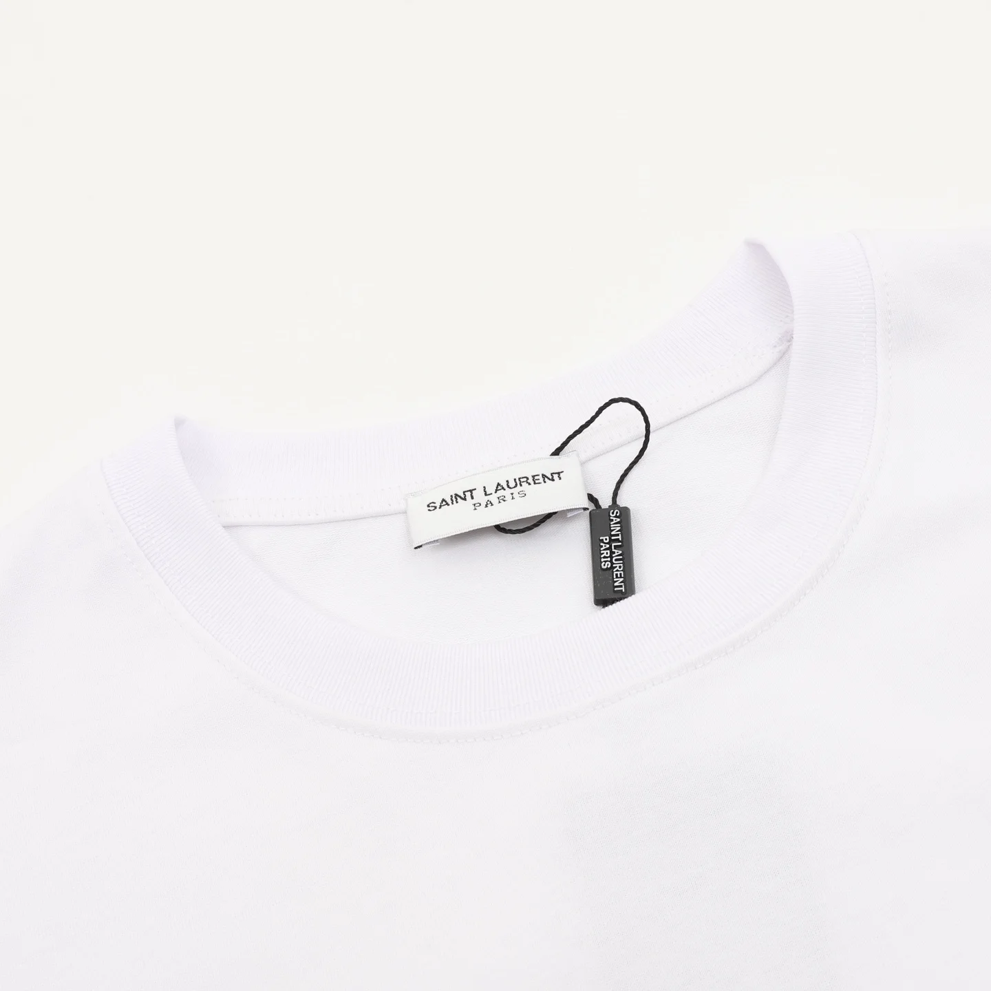 SAINT LAURENT T-shirts White-Silver S-L A20202609080498 - Image 3