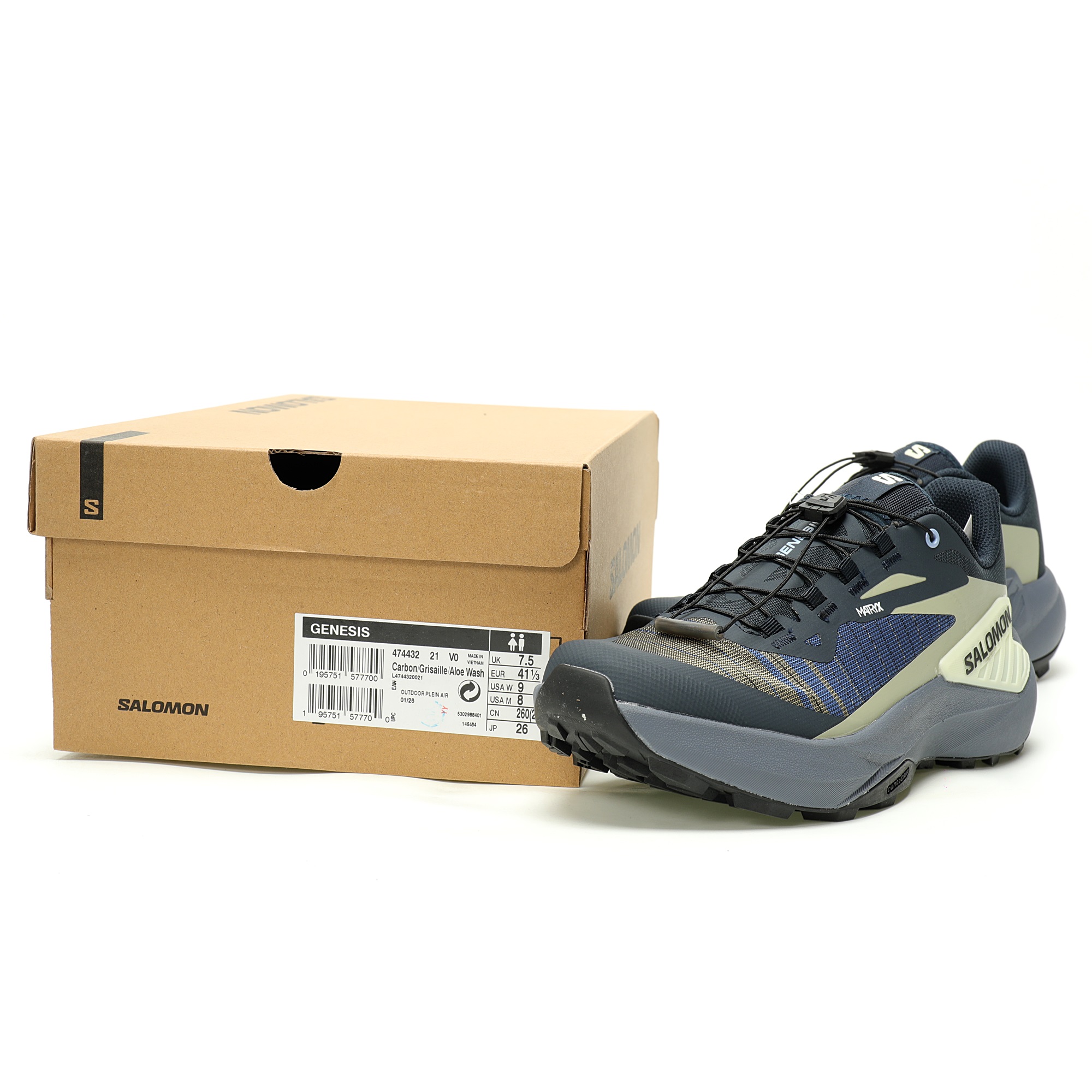 Salomon Genesis Carbon Grisaille Aloe 474432 - Image 9