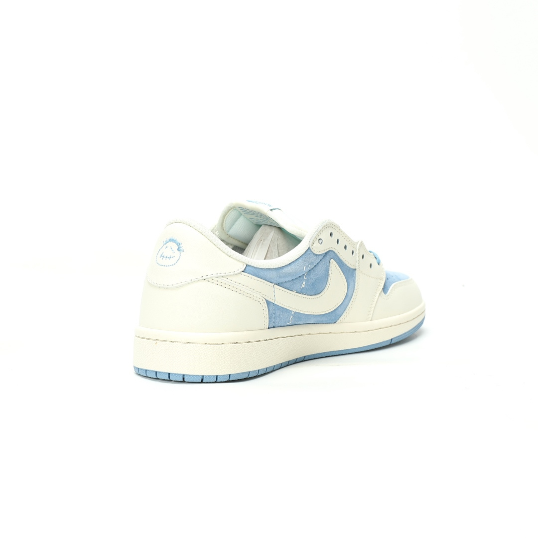 The North Face x Travis Scott Nike Air Jordan 1 Low OG SP TNF AJ1 TS DM7866-124 - Image 2