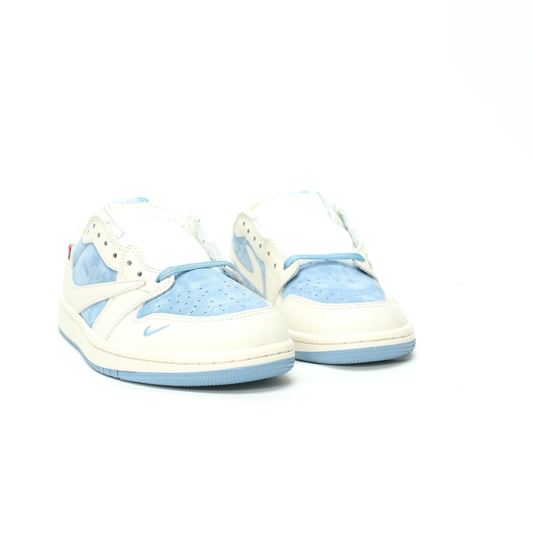 The North Face x Travis Scott Nike Air Jordan 1 Low OG SP TNF AJ1 TS DM7866-124 - Image 5