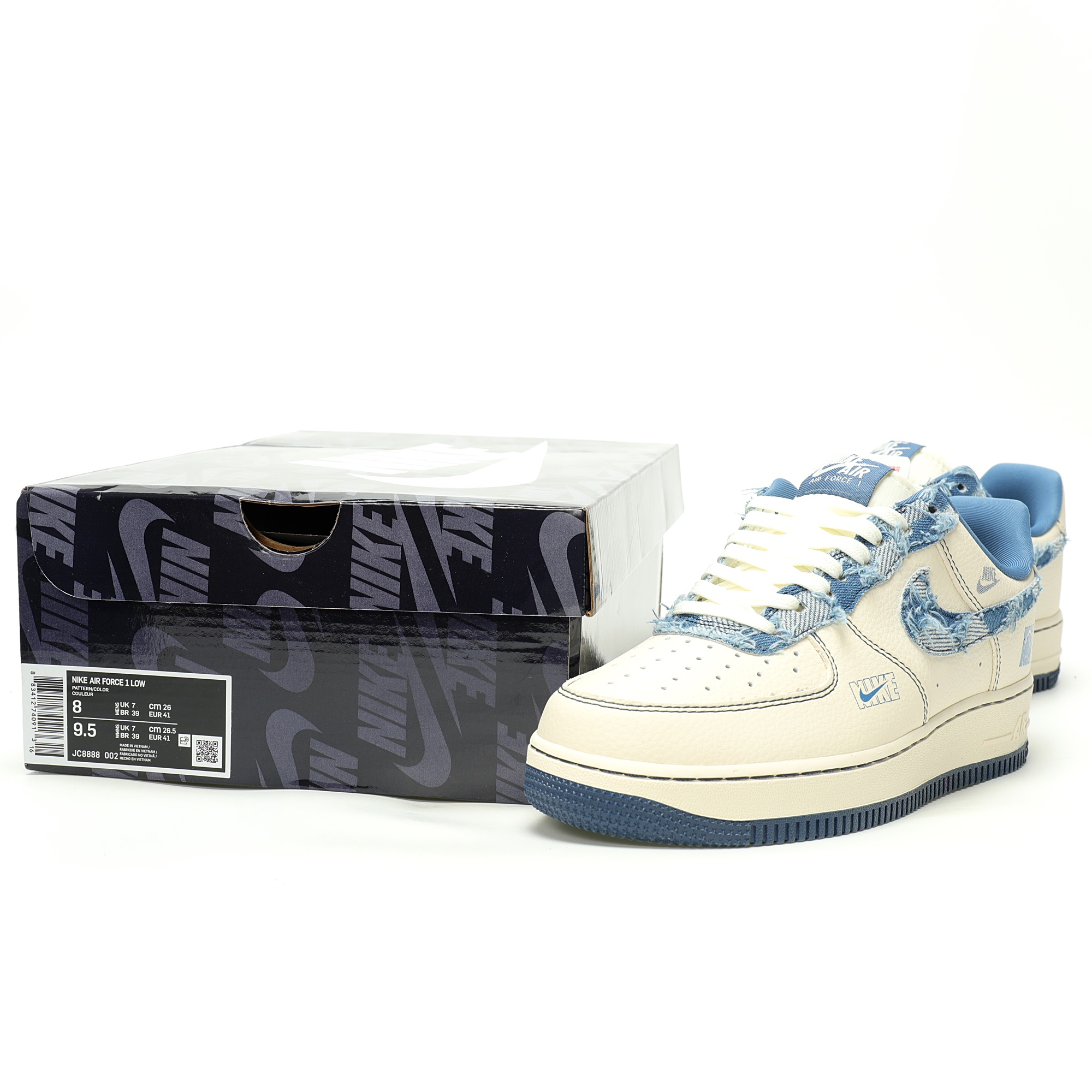 Travis Scott Nike Air Force 1 07 Low Cactus Jack TS JC8888-002 - Image 9