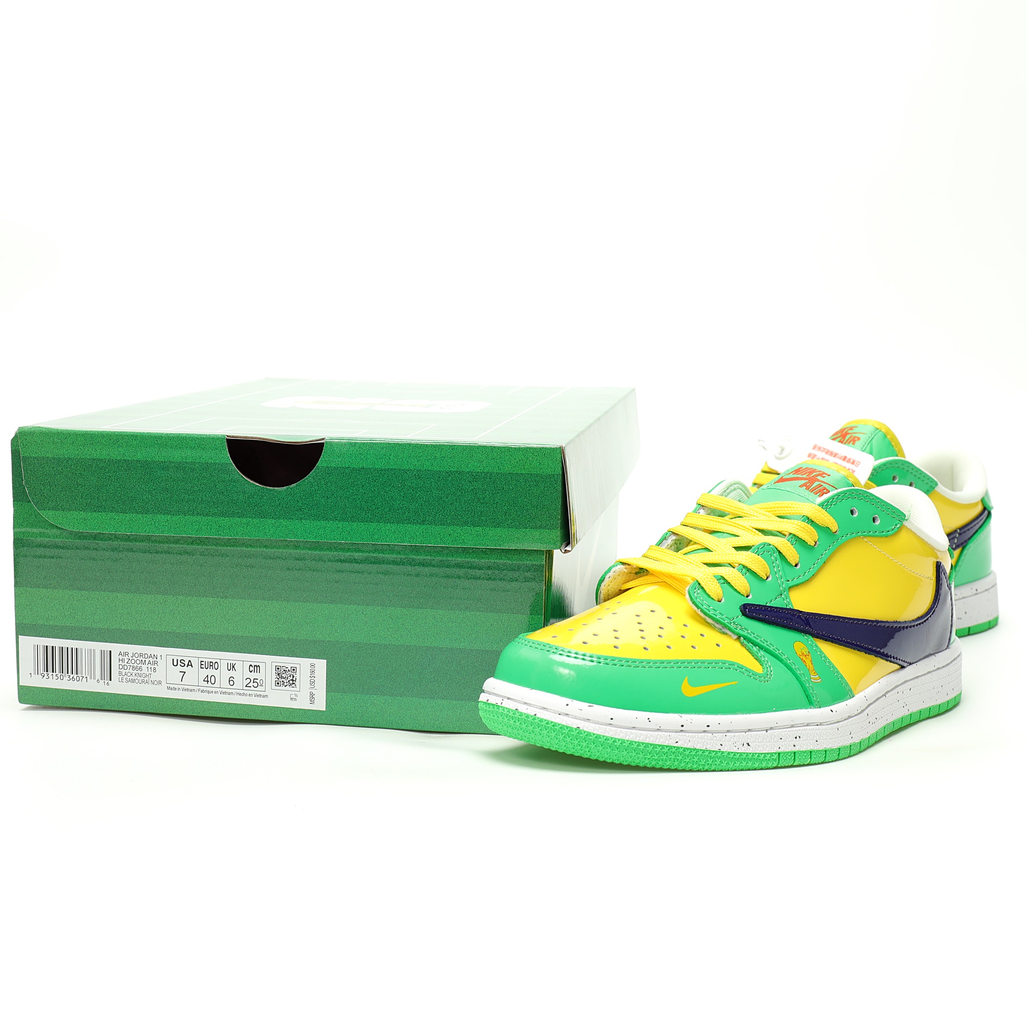 Travis Scott x Nike Air Jordan 1 Low OG SP 2026 FIFA World Cup AJ1 TS DD7866-118 - Image 9