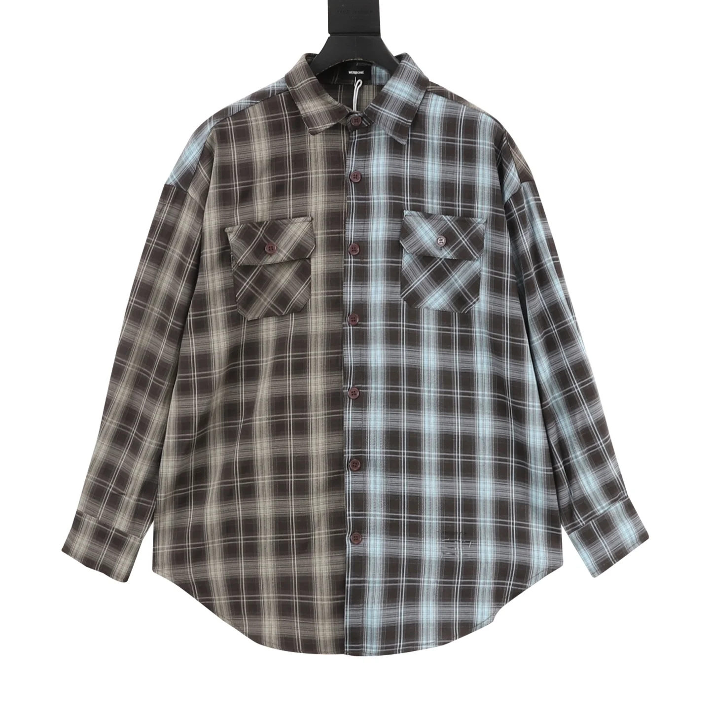 WE11DONE Shirts Brown-Blue S-L B20202609080283