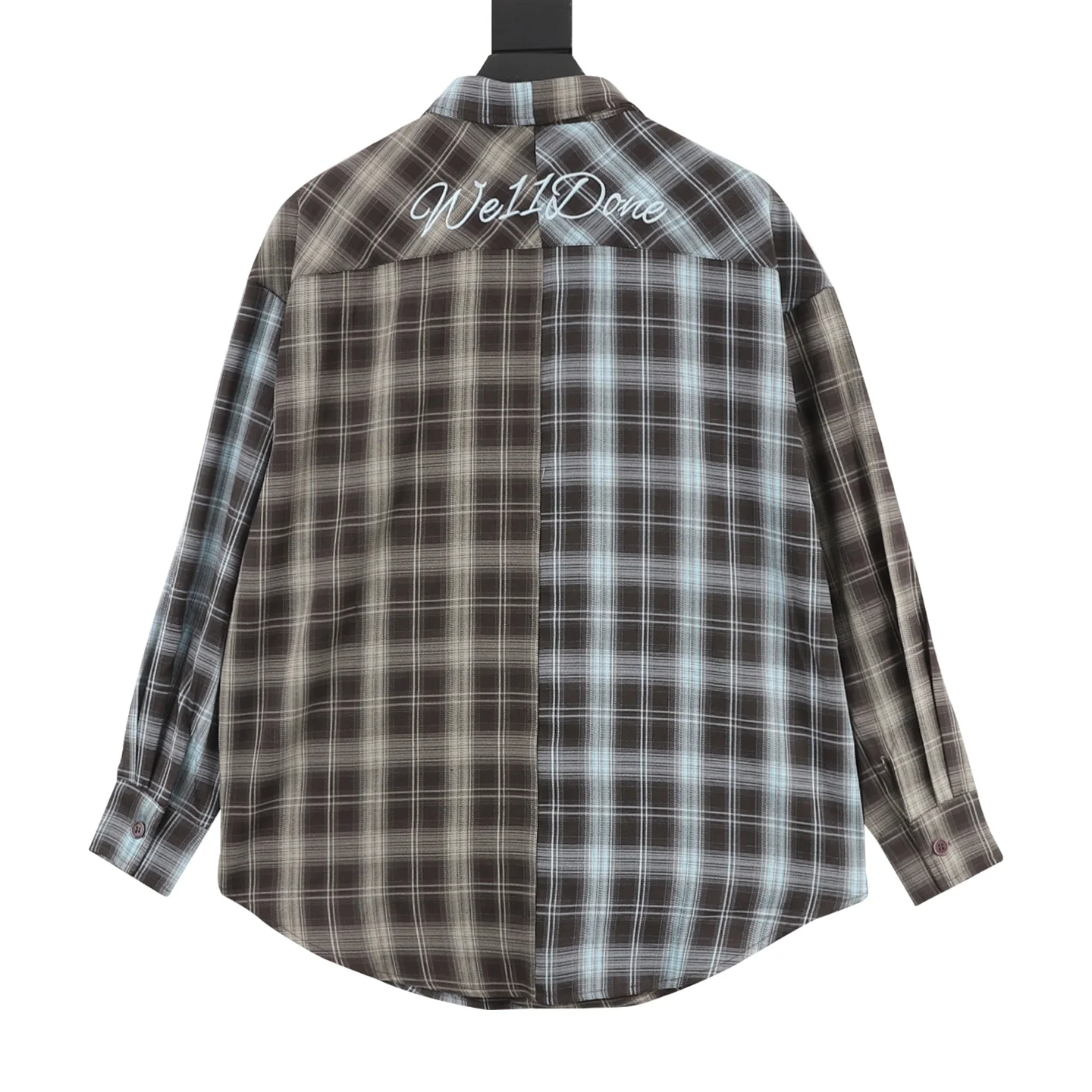 WE11DONE Shirts Brown-Blue S-L B20202609080283 - Image 2