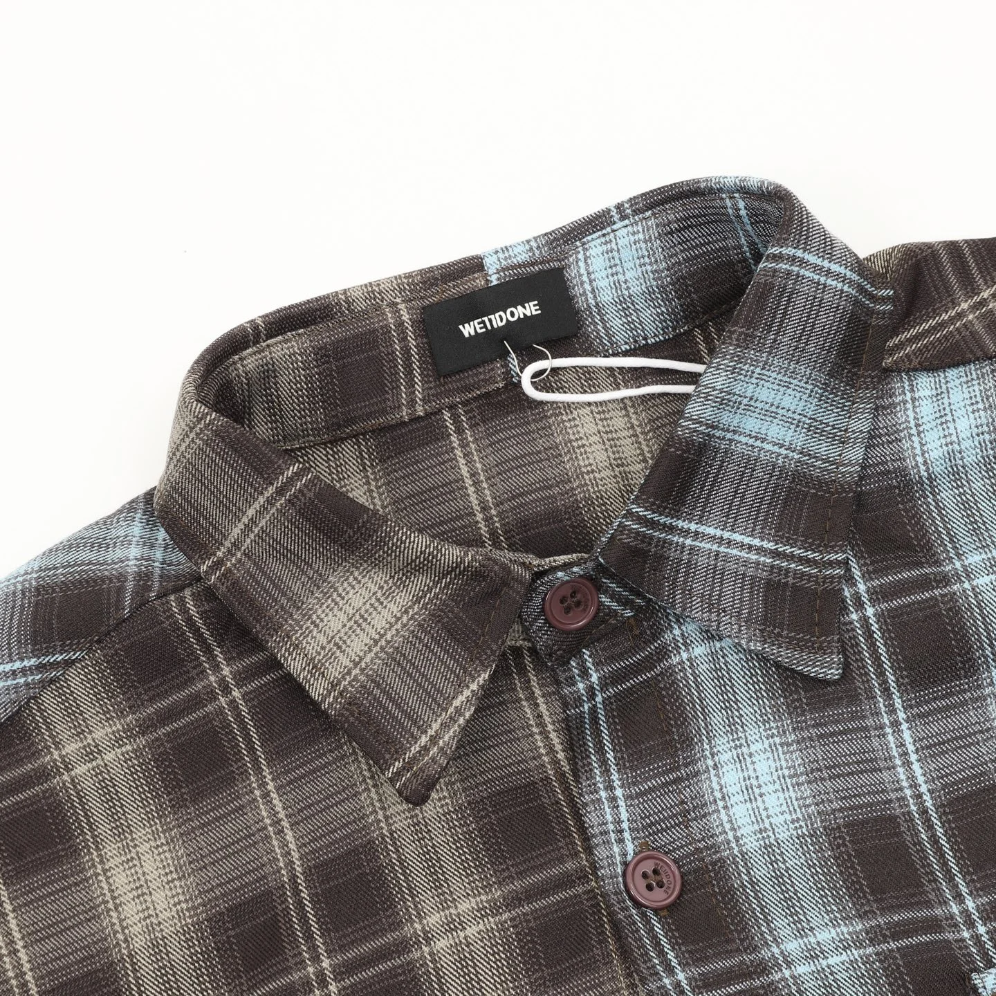 WE11DONE Shirts Brown-Blue S-L B20202609080283 - Image 3
