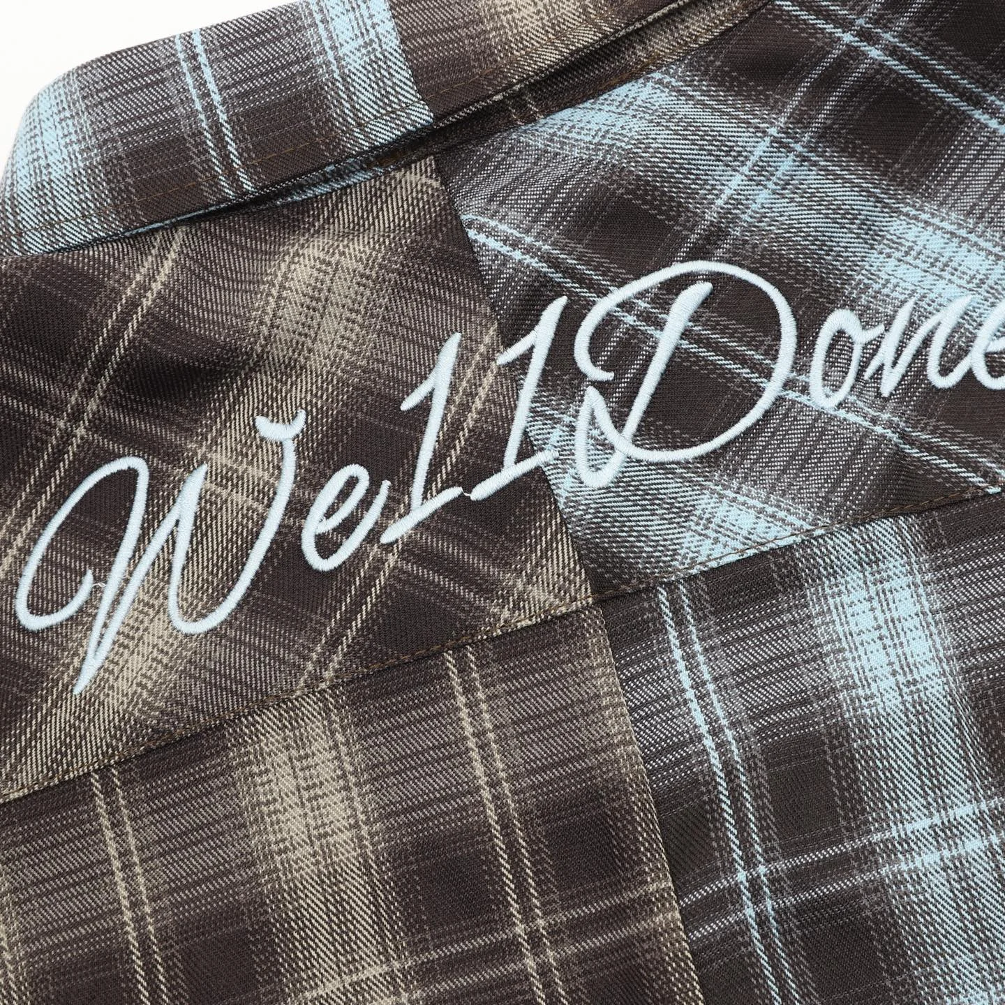 WE11DONE Shirts Brown-Blue S-L B20202609080283 - Image 8