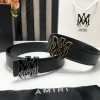 AMIRI Belts Black-Gold A9010050110