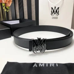 Alternative view of AMIRI Belts Black-Gold A9010050110