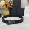 AMIRI Belts Black-Silver-Gold A9010050109