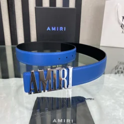 Alternative view of AMIRI Belts Blue-Silver A9010050103