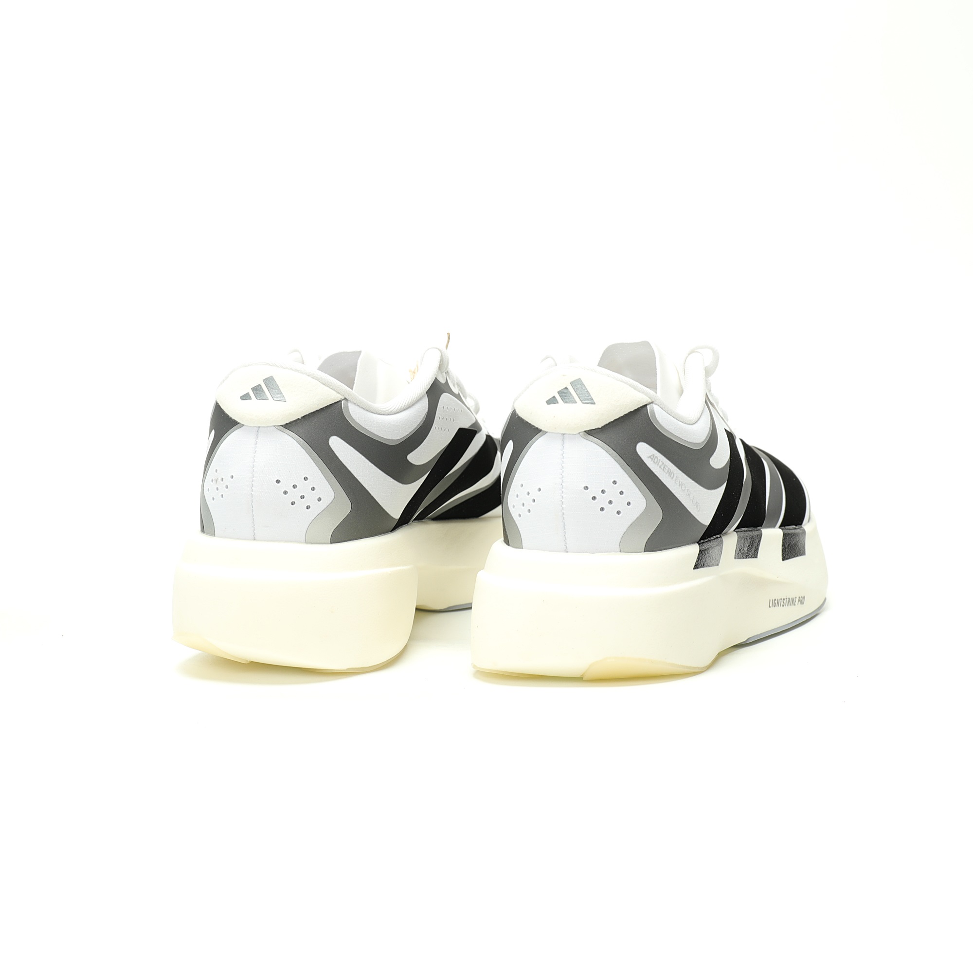 Adidas Adizero Adios Evo SL EXO White Black Silver KJ1439 - Image 6