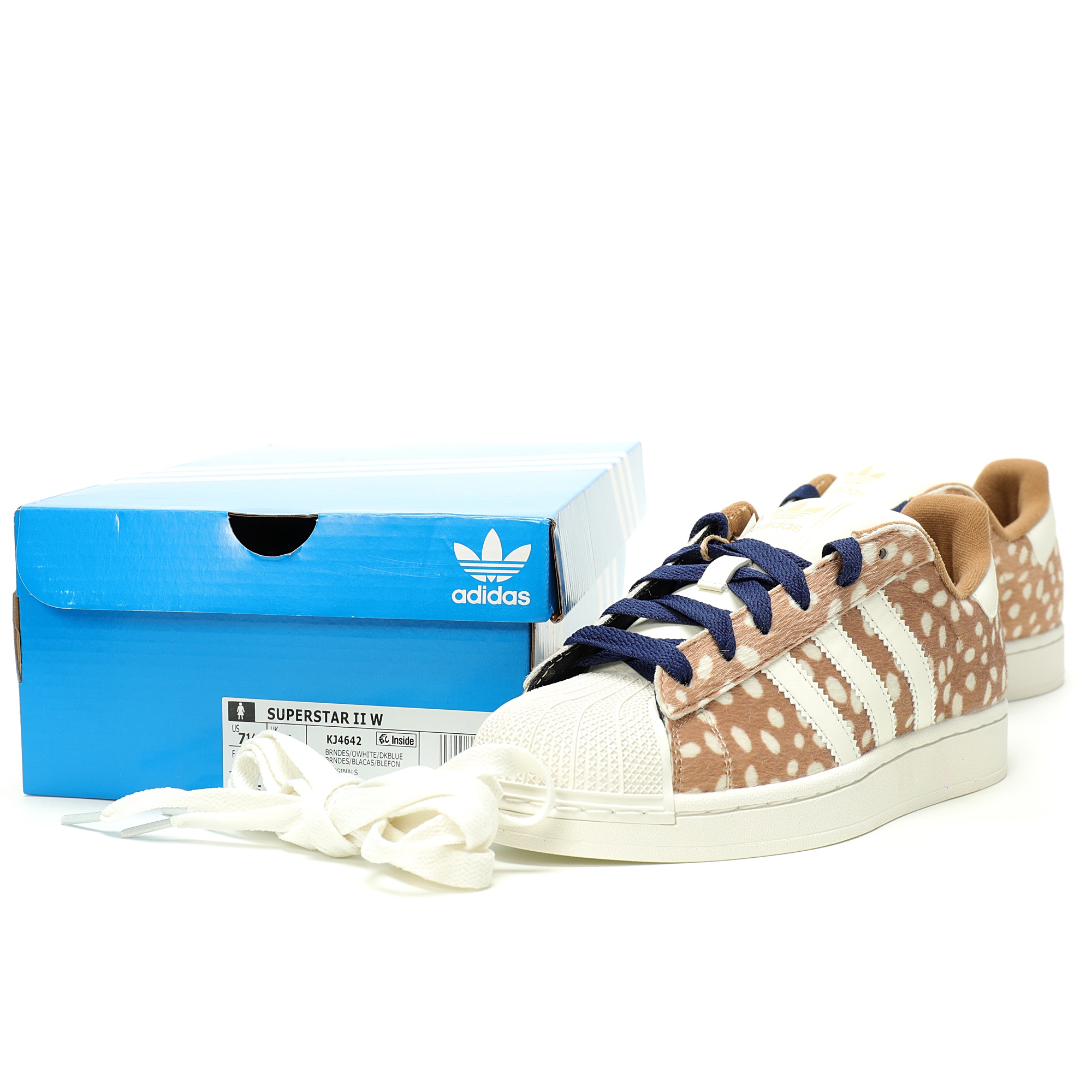 Adidas Originals Superstar II White Brown KJ4642 - Image 9