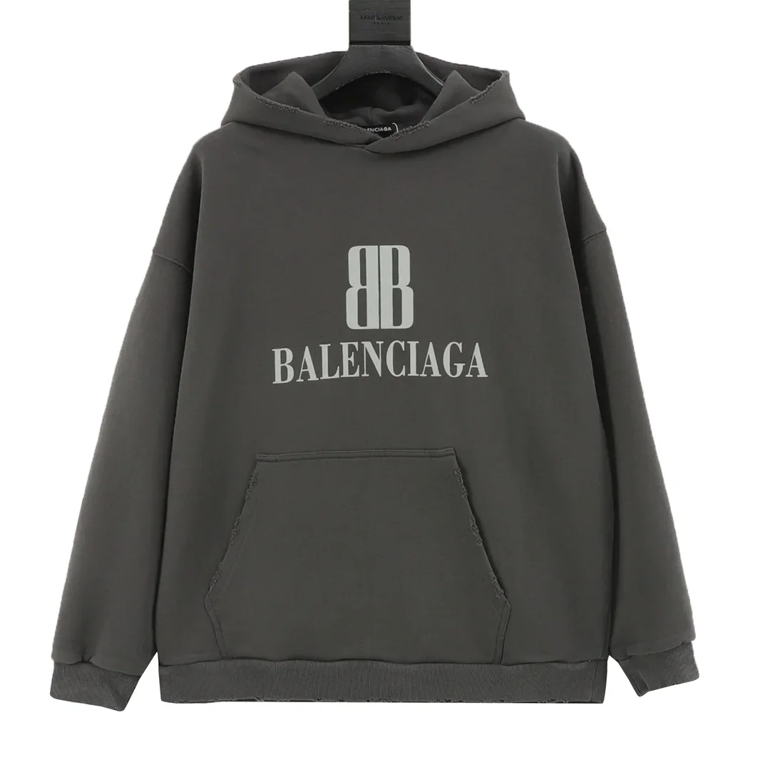 BALENCIAGA T-shirts Grey-Silver S-L B40202610040058