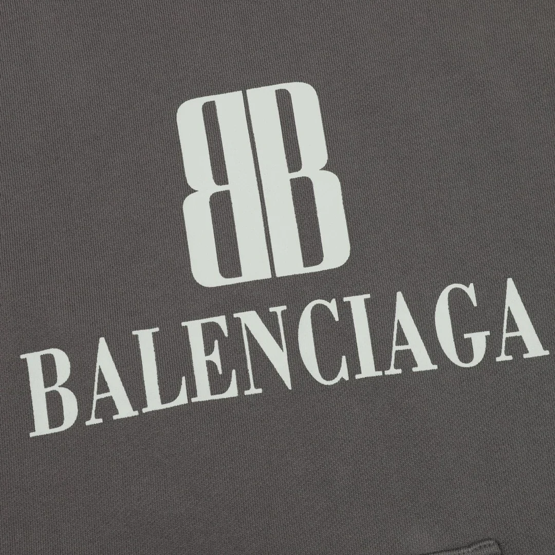 BALENCIAGA T-shirts Grey-Silver S-L B40202610040058 - Image 4